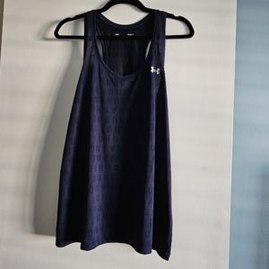 Under Armour Blue Workout Tank Size Large